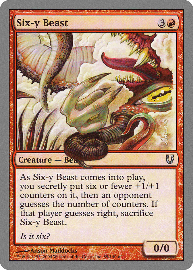 Six-y Beast [Unhinged] | Exor Games Bridgewater