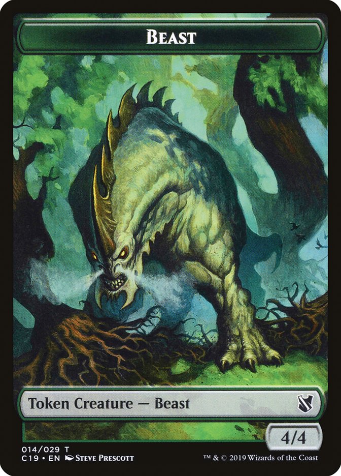 Beast (014/029) [Commander 2019 Tokens] | Exor Games Bridgewater