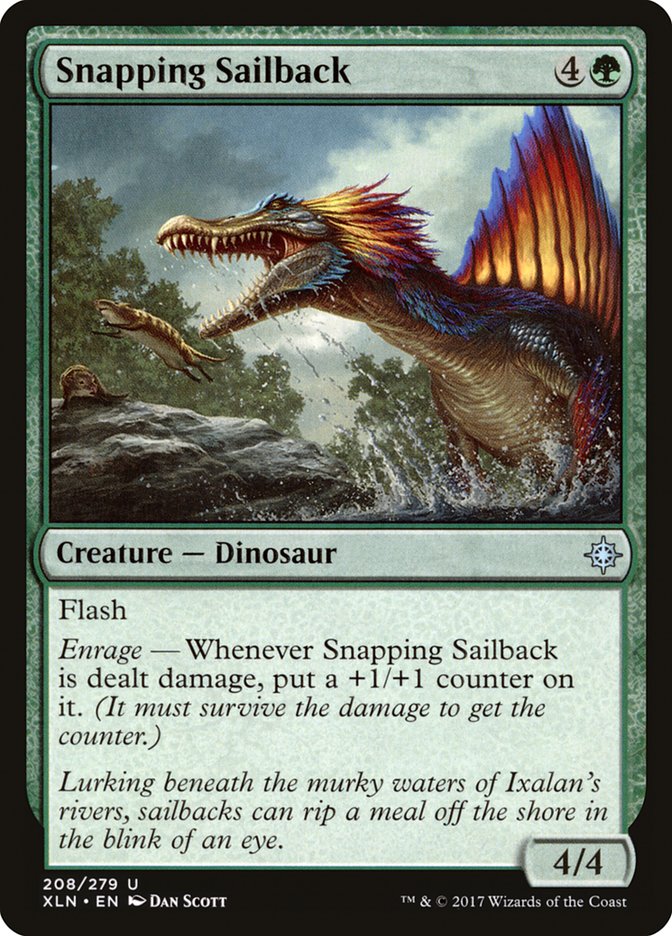 Snapping Sailback [Ixalan] | Exor Games Bridgewater