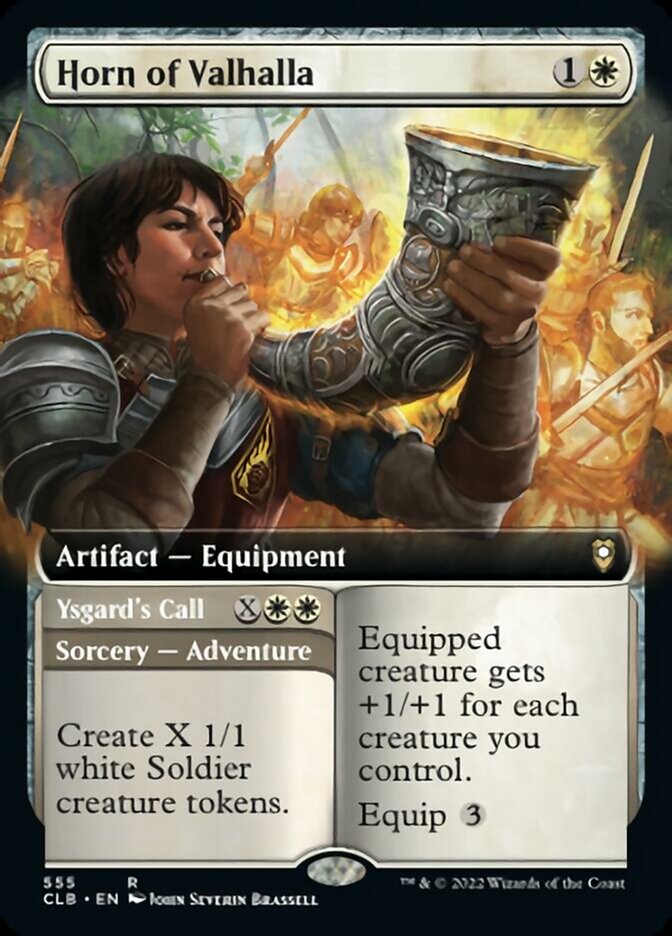 Horn of Valhalla // Ysgard's Call (Extended Art) [Commander Legends: Battle for Baldur's Gate] | Exor Games Bridgewater