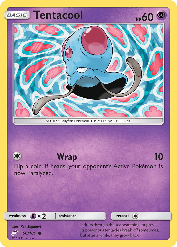Tentacool (60/181) [Sun & Moon: Team Up] | Exor Games Bridgewater