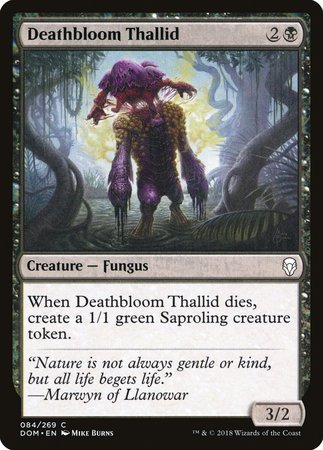 Deathbloom Thallid [Dominaria] | Exor Games Bridgewater