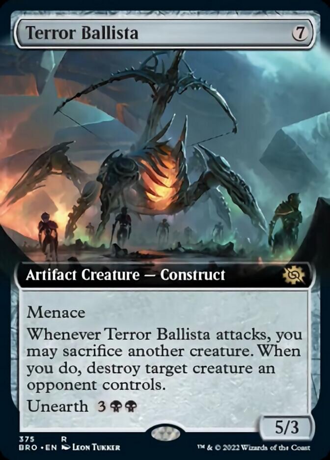 Terror Ballista (Extended Art) [The Brothers' War] | Exor Games Bridgewater