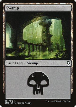 Swamp (299) [Commander Anthology Volume II] | Exor Games Bridgewater