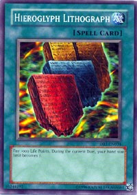 Hieroglyph Lithograph [DR1-EN034] Common | Exor Games Bridgewater
