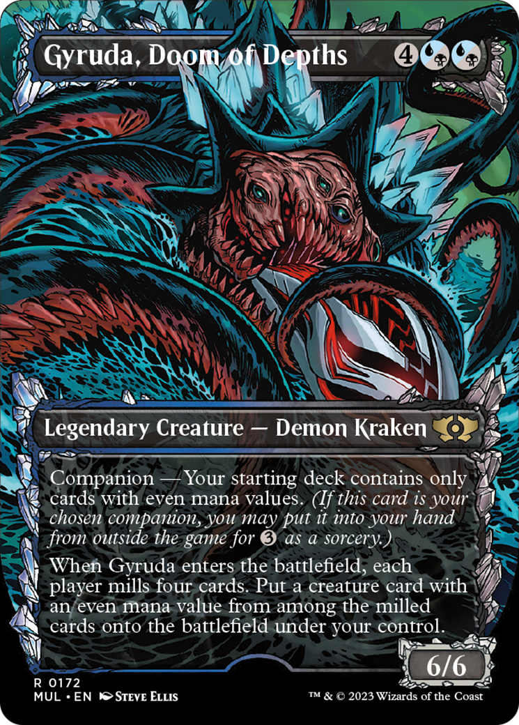 Gyruda, Doom of Depths (Halo Foil) [Multiverse Legends] | Exor Games Bridgewater