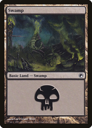 Swamp (240) [Scars of Mirrodin] | Exor Games Bridgewater