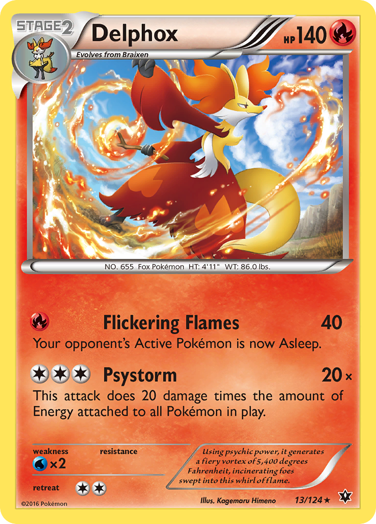 Delphox (13/124) [XY: Fates Collide] | Exor Games Bridgewater