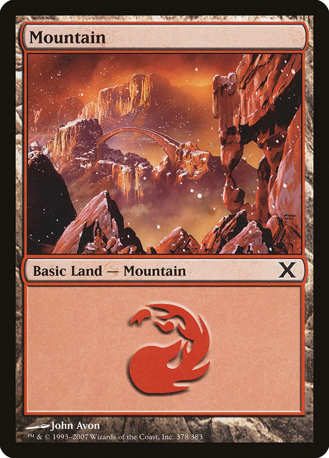 Mountain (378) [Tenth Edition] | Exor Games Bridgewater