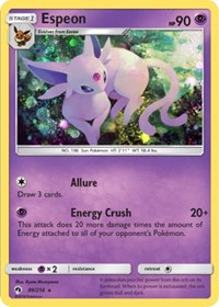 Espeon (89/214) (Cosmos Holo) (Blister Exclusive) [Sun & Moon: Lost Thunder] | Exor Games Bridgewater