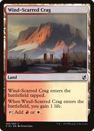 Wind-Scarred Crag [Commander 2019] | Exor Games Bridgewater