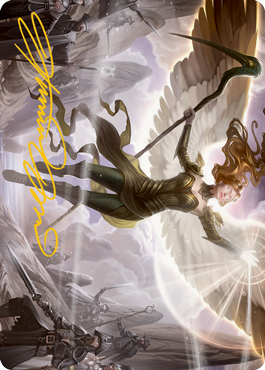 Sigarda's Splendor Art Card (Gold-Stamped Signature) [Innistrad: Midnight Hunt Art Series] | Exor Games Bridgewater