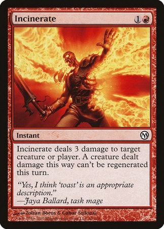 Incinerate [Duels of the Planeswalkers] | Exor Games Bridgewater