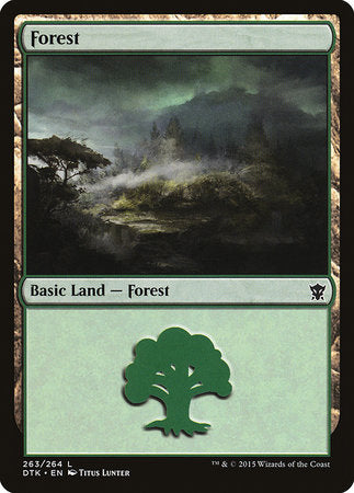 Forest (263) [Dragons of Tarkir] | Exor Games Bridgewater