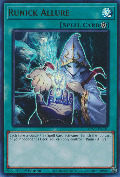 Runick Allure [MP23-EN240] Ultra Rare | Exor Games Bridgewater