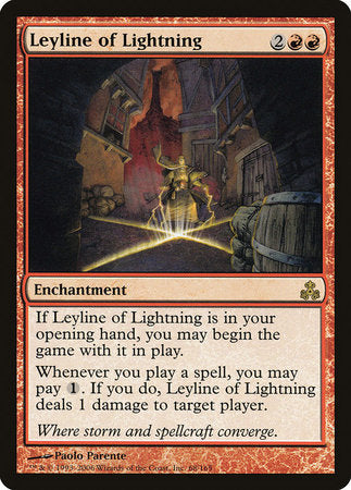 Leyline of Lightning [Guildpact] | Exor Games Bridgewater