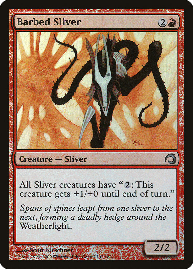 Barbed Sliver [Premium Deck Series: Slivers] | Exor Games Bridgewater