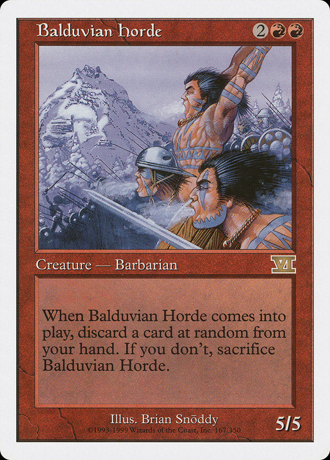 Balduvian Horde [Classic Sixth Edition] | Exor Games Bridgewater