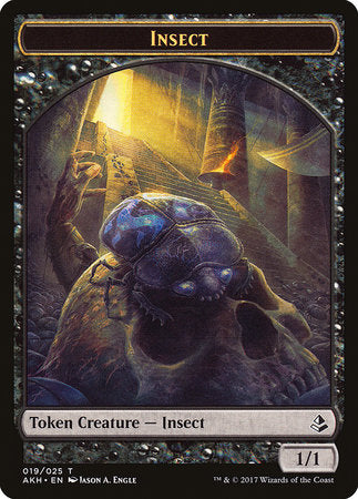 Insect Token [Amonkhet Tokens] | Exor Games Bridgewater