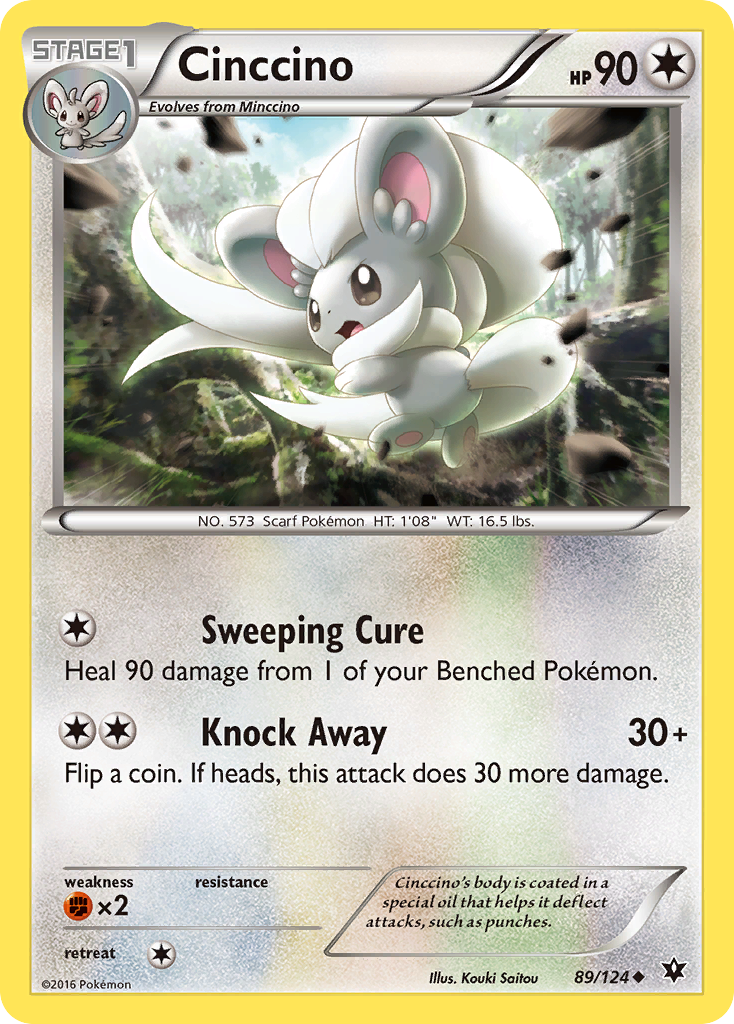 Cinccino (89/124) [XY: Fates Collide] | Exor Games Bridgewater