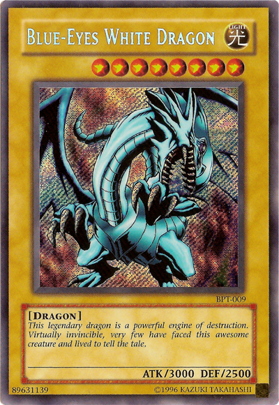 Blue-Eyes White Dragon [BPT-009] Secret Rare | Exor Games Bridgewater