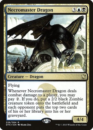 Necromaster Dragon [Dragons of Tarkir Promos] | Exor Games Bridgewater