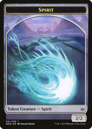 Spirit Token [War of the Spark Tokens] | Exor Games Bridgewater