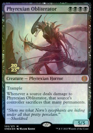 Phyrexian Obliterator [Phyrexia: All Will Be One Prerelease Promos] | Exor Games Bridgewater