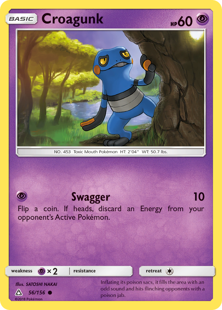 Croagunk (56/156) [Sun & Moon: Ultra Prism] | Exor Games Bridgewater