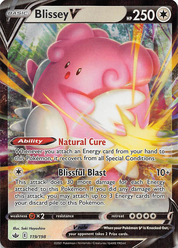 Blissey V (119/198) [Sword & Shield: Chilling Reign] | Exor Games Bridgewater