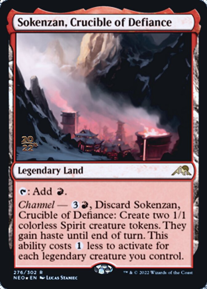 Sokenzan, Crucible of Defiance [Kamigawa: Neon Dynasty Prerelease Promos] | Exor Games Bridgewater