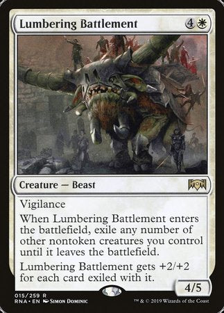 Lumbering Battlement [Ravnica Allegiance] | Exor Games Bridgewater