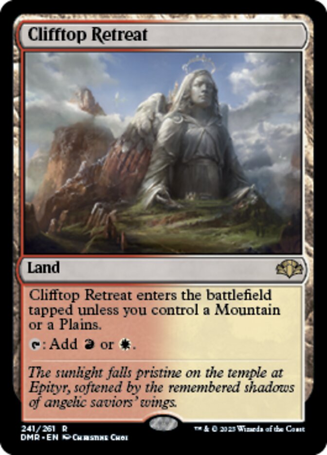 Clifftop Retreat [Dominaria Remastered] | Exor Games Bridgewater