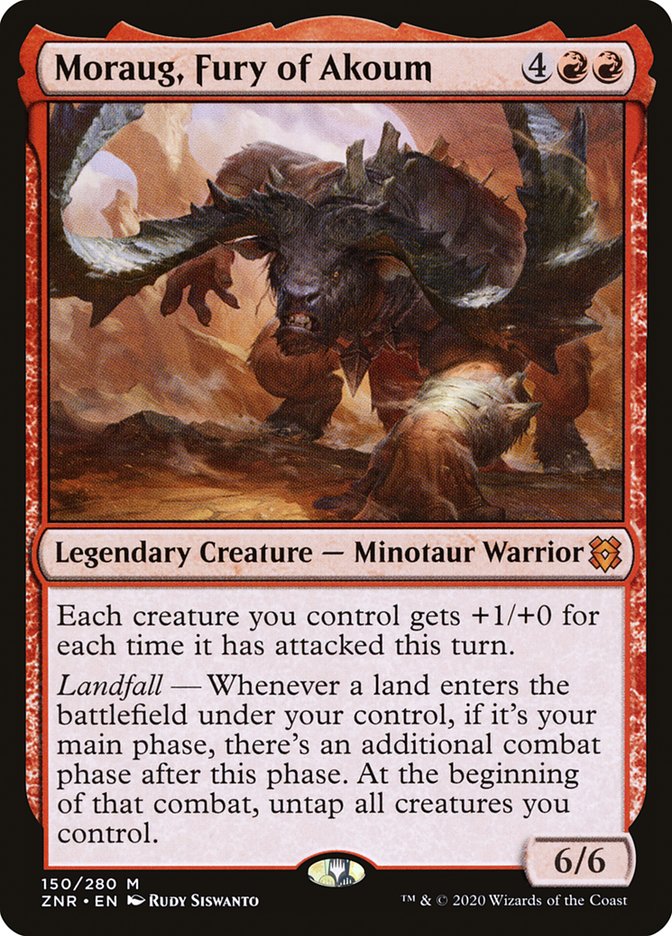 Moraug, Fury of Akoum [Zendikar Rising] | Exor Games Bridgewater