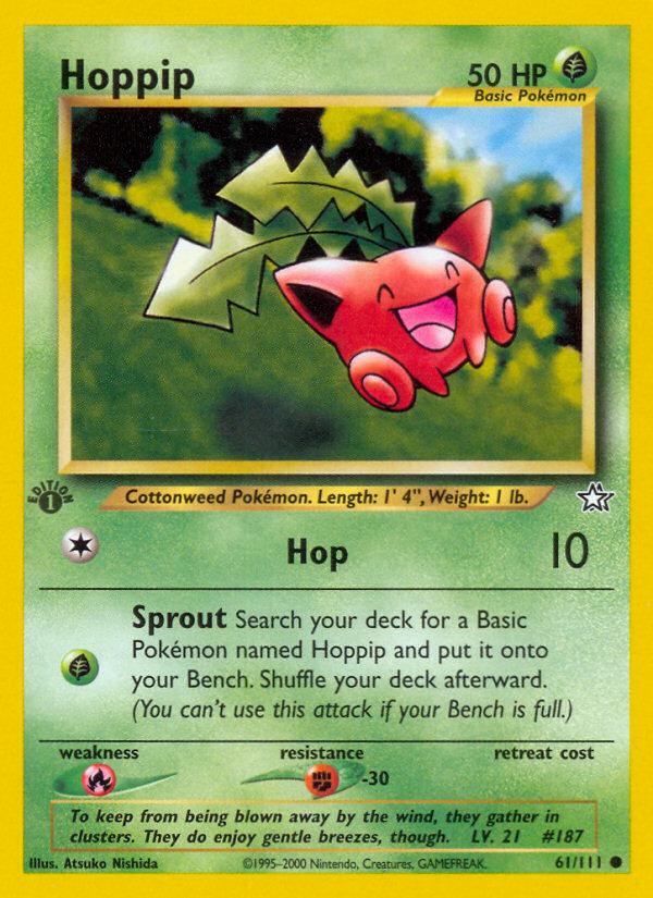 Hoppip (61/111) [Neo Genesis 1st Edition] | Exor Games Bridgewater