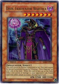 Dark Eradicator Warlock [SD6-EN001] Ultra Rare | Exor Games Bridgewater