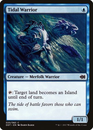 Tidal Warrior [Duel Decks: Merfolk vs. Goblins] | Exor Games Bridgewater