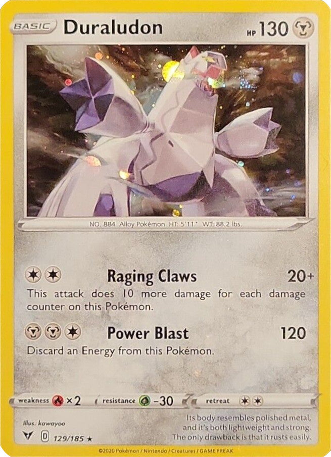 Duraludon (129/185) (Cosmos Holo) [Sword & Shield: Vivid Voltage] | Exor Games Bridgewater