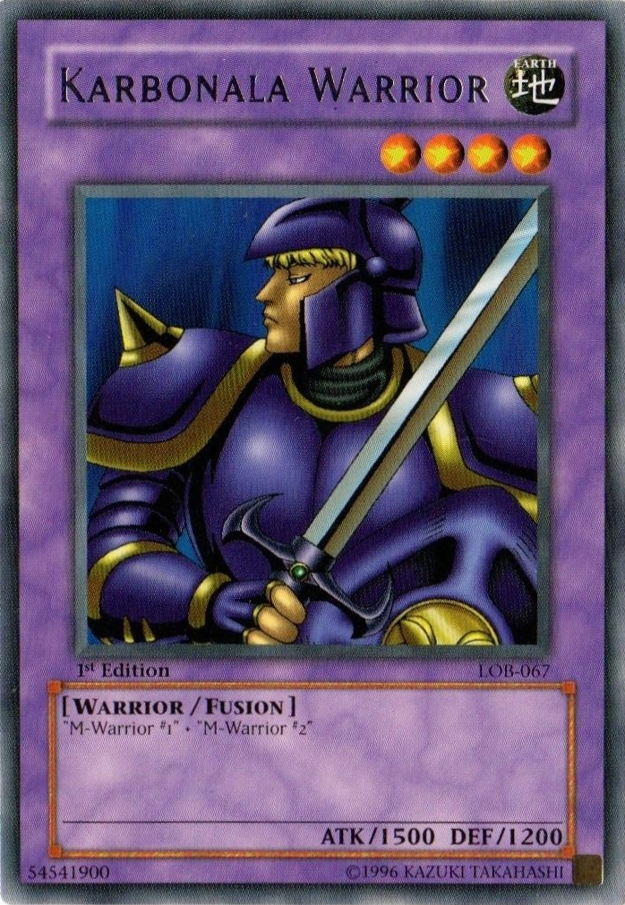 Karbonala Warrior [LOB-067] Rare | Exor Games Bridgewater