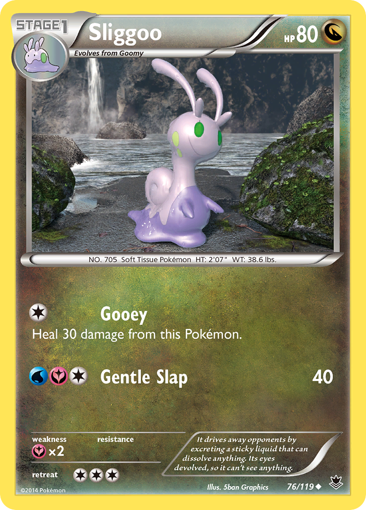 Sliggoo (76/119) [XY: Phantom Forces] | Exor Games Bridgewater