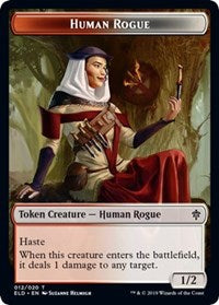 Human Rogue // Food (16) Double-sided Token [Throne of Eldraine Tokens] | Exor Games Bridgewater