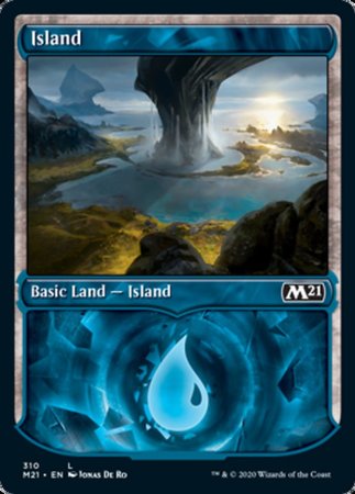 Island (Showcase) [Core Set 2021] | Exor Games Bridgewater