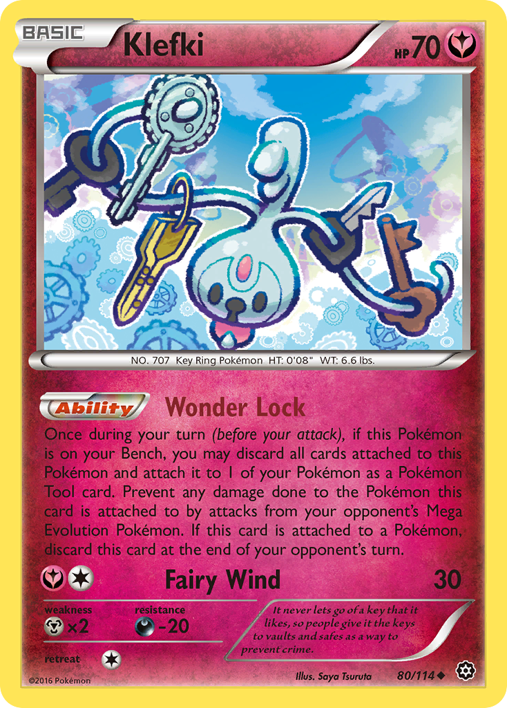 Klefki (80/114) [XY: Steam Siege] | Exor Games Bridgewater