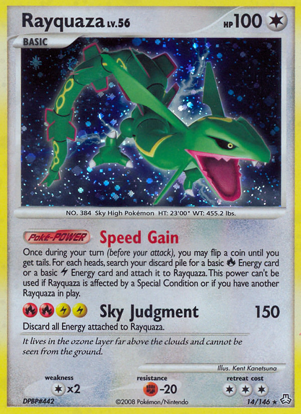 Rayquaza (14/146) [Diamond & Pearl: Legends Awakened] | Exor Games Bridgewater