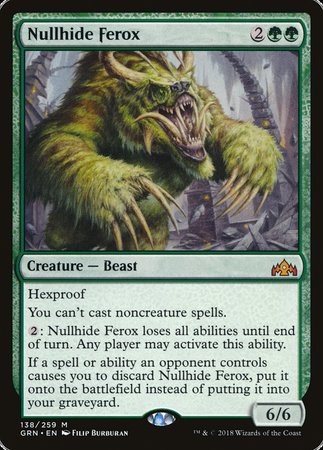 Nullhide Ferox [Guilds of Ravnica] | Exor Games Bridgewater