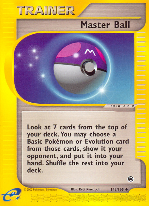 Master Ball (143/165) [Expedition: Base Set] | Exor Games Bridgewater