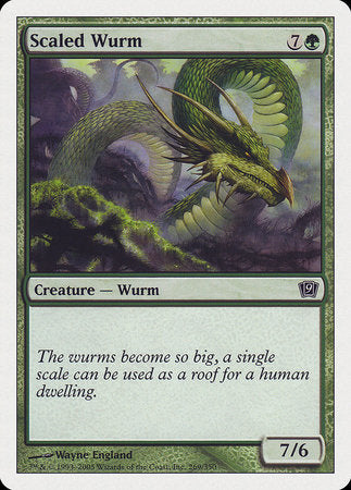 Scaled Wurm [Ninth Edition] | Exor Games Bridgewater