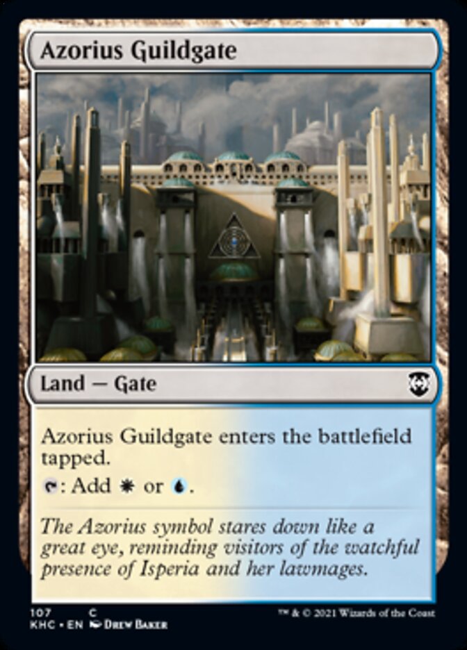 Azorius Guildgate [Kaldheim Commander] | Exor Games Bridgewater