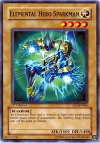 Elemental Hero Sparkman [DP1-EN004] Common | Exor Games Bridgewater