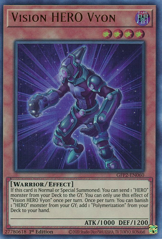 Vision HERO Vyon [GFP2-EN060] Ultra Rare | Exor Games Bridgewater